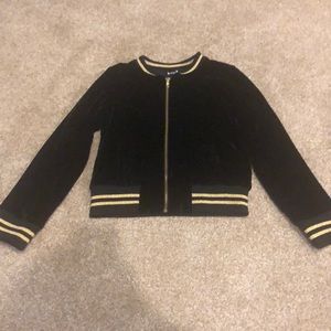 Black velvet jacket